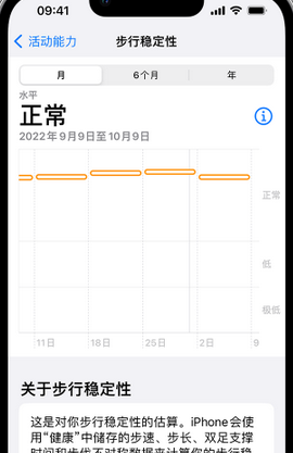 新源iPhone手机维修如何在iPhone开启'步行稳定性通知'