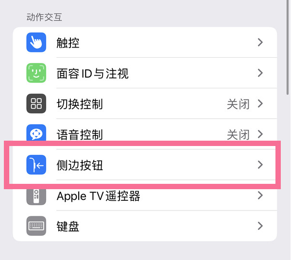 新源苹果14维修店分享iPhone14 Plus侧键双击下载功能关闭方法 