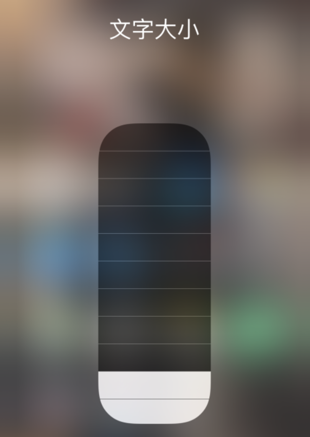 新源苹果手机维修分享小技巧：在 iPhone 控制中心快速调节字体大小 